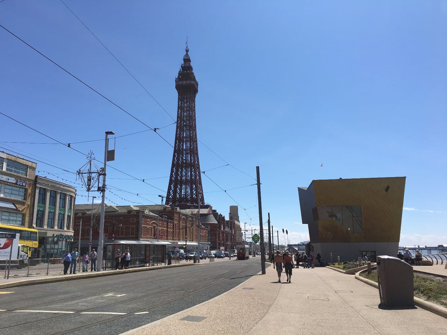 Cleaning up Blackpool - there are plenty of bins