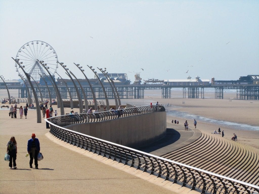Blackpool seafront at Tower Festival Headland