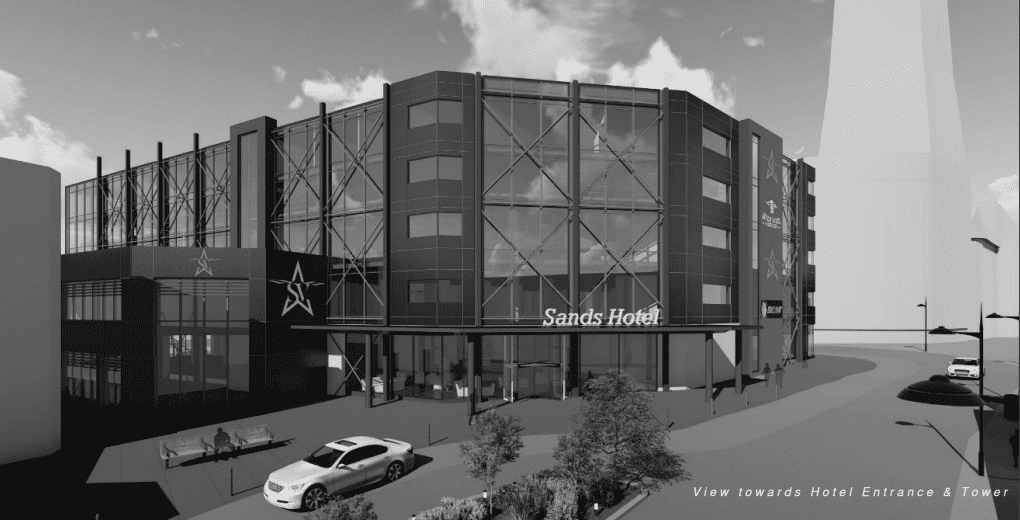 Artist's impression of the new Sands Resort Hotel on Blackpool's Golden Mile