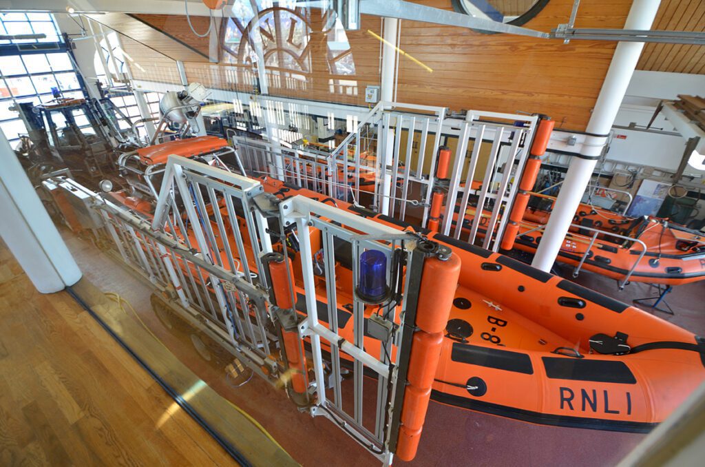 Viewing gallery inside Blackpool Lifeboat Station